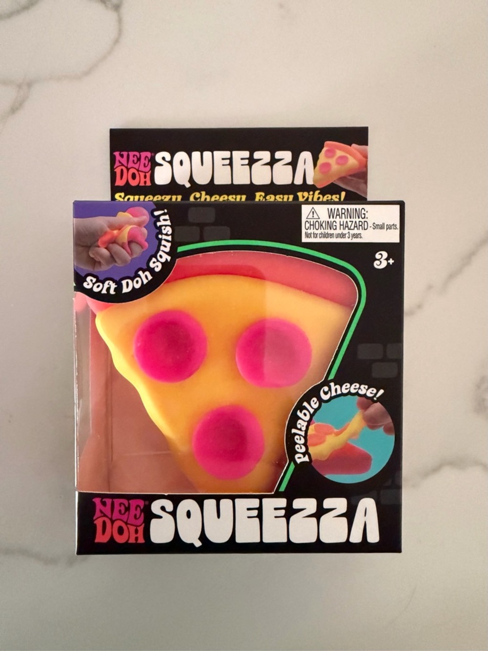 Schylling NEEDOH Squeezzza Pizza Squishy Toy - NIB